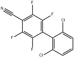 2',6'-Dichloro-2,3,5,6-tetrafluoro-biphenyl-4-carbonitrile Structure