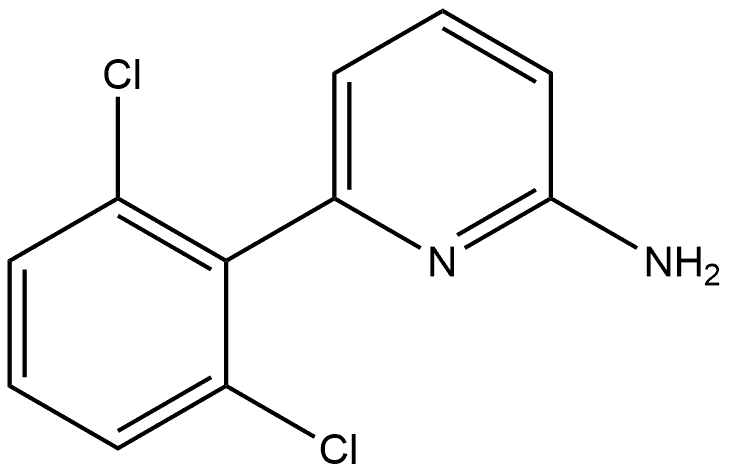 6-(2,6-Dichlorophenyl)-2-pyridinamine Structure