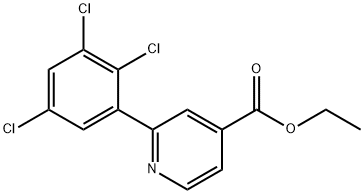 Ethyl 2-(2,3,5-trichlorophenyl)isonicotinate Structure