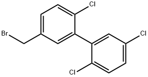 5'-Bromomethyl-2'-chloro-2,5-dichloro-biphenyl Structure