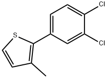 2-(3,4-Dichlorophenyl)-3-methylthiophene Structure