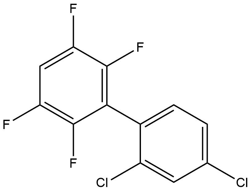 2',4'-Dichloro-2,3,5,6-tetrafluoro-1,1'-biphenyl Structure