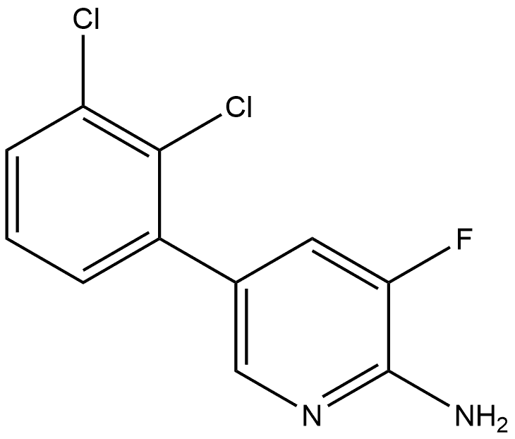 5-(2,3-Dichlorophenyl)-3-fluoro-2-pyridinamine 구조식 이미지