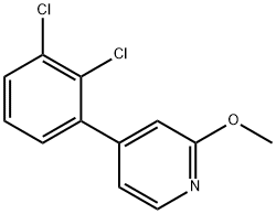 4-(2,3-Dichlorophenyl)-2-methoxypyridine Structure