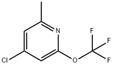 4-Chloro-2-methyl-6-(trifluoromethoxy)pyridine Structure