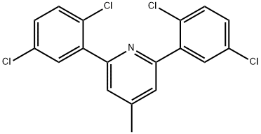 2,6-Bis(2,5-dichlorophenyl)-4-methylpyridine Structure