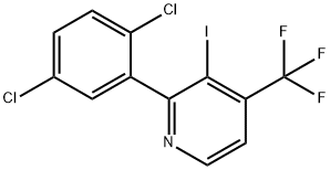 2-(2,5-Dichlorophenyl)-3-iodo-4-(trifluoromethyl)pyridine Structure