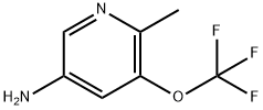 5-Amino-2-methyl-3-(trifluoromethoxy)pyridine 구조식 이미지