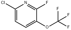 6-Chloro-2-fluoro-3-(trifluoromethoxy)pyridine Structure