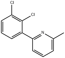 2-(2,3-Dichlorophenyl)-6-methylpyridine Structure