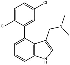 4-(2,5-Dichlorophenyl)gramine Structure