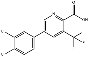 5-(3,4-Dichlorophenyl)-3-(trifluoromethyl)picolinic acid Structure