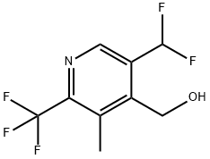 5-(Difluoromethyl)-3-methyl-2-(trifluoromethyl)pyridine-4-methanol Structure