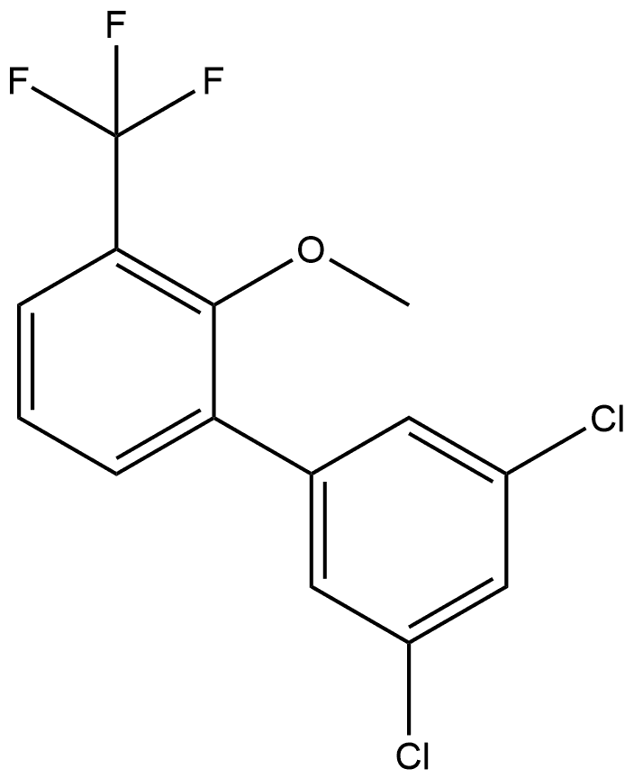 3',5'-Dichloro-2-methoxy-3-(trifluoromethyl)-1,1'-biphenyl Structure