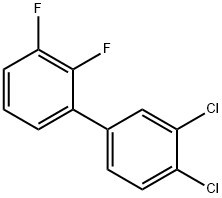 3',4'-Dichloro-2,3-difluoro-biphenyl Structure