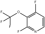 2,4-Difluoro-3-(trifluoromethoxy)pyridine Structure