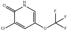 3-Chloro-2-hydroxy-5-(trifluoromethoxy)pyridine Structure