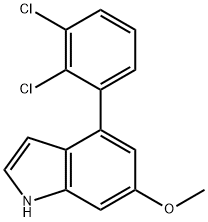 4-(2,3-Dichlorophenyl)-6-methoxyindole Structure