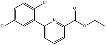 Ethyl 6-(2,5-dichlorophenyl)picolinate Structure