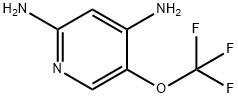 2,4-Diamino-5-(trifluoromethoxy)pyridine Structure