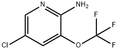 2-Pyridinamine, 5-chloro-3-(trifluoromethoxy)- Structure