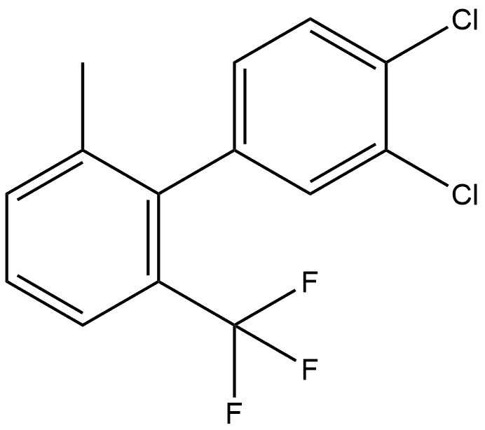 3',4'-Dichloro-2-methyl-6-(trifluoromethyl)-1,1'-biphenyl Structure