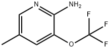 2-Amino-5-methyl-3-(trifluoromethoxy)pyridine Structure