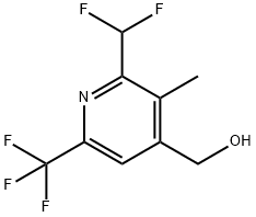 2-(Difluoromethyl)-3-methyl-6-(trifluoromethyl)pyridine-4-methanol Structure