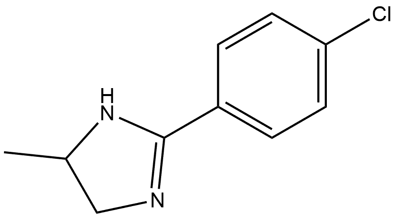 2-(4-Chlorophenyl)-5-methyl-4,5-dihydro-1H-imidazole Structure