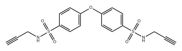 Benzenesulfonamide, 4,4'-oxybis[N-2-propyn-1-yl- Structure