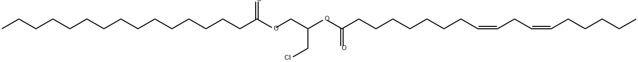 1-Palmitoyl-2-linoleoyl-3-chloropropanediol Structure