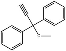 Benzene, 1,1'-(1-methoxy-2-propyn-1-ylidene)bis- Structure