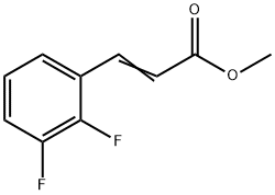 (E)-methyl 3-(2,3-difluorophenyl)acrylate Structure