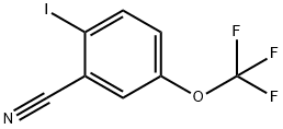 2-Iodo-5-(trifluoromethoxy)benzonitrile 구조식 이미지