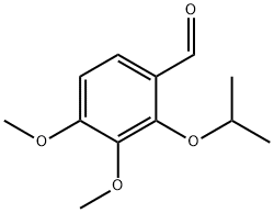 2-Isopropoxy-3,4-dimethoxybenzaldehyde Structure