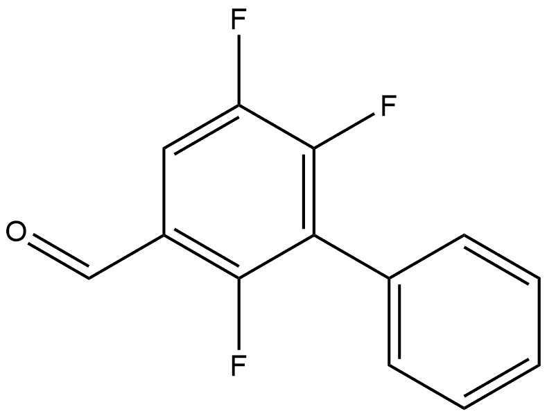 2,5,6-Trifluoro[1,1'-biphenyl]-3-carboxaldehyde Structure