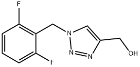 1H-1,2,3-Triazole-4-methanol, 1-[(2,6-difluorophenyl)methyl]- 구조식 이미지