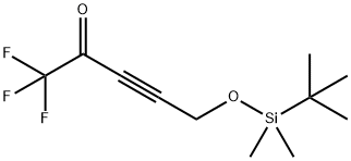 3-Pentyn-2-one, 5-[[(1,1-dimethylethyl)dimethylsilyl]oxy]-1,1,1-trifluoro- Structure