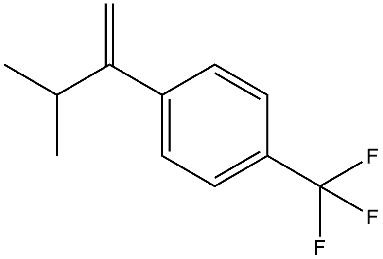 1-(2-Methyl-1-methylenepropyl)-4-(trifluoromethyl)benzene Structure