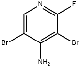 4-Pyridinamine, 3,5-dibromo-2-fluoro- Structure