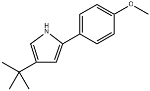 4-(tert-butyl)-2-(4-methoxyphenyl)-1H-pyrrole Structure