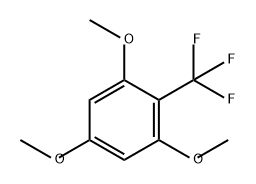 Benzene, 1,3,5-trimethoxy-2-(trifluoromethyl)- Structure