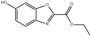 2-Benzoxazolecarboxylic acid, 6-hydroxy-, ethyl ester Structure