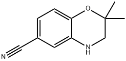 3,4-Dihydro-2,2-dimethyl-2H-1,4-benzoxazine-6-carbonitrile Structure