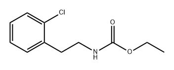 Carbamic acid, N-[2-(2-chlorophenyl)ethyl]-, ethyl ester Structure