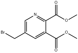 Dimethyl 3-Bromomethylpyridine-5,6-dicarboxylate Structure