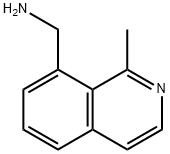 8-Isoquinolinemethanamine, 1-methyl- Structure