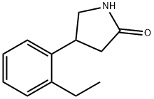 4-(2-ethylphenyl)pyrrolidin-2-one Structure