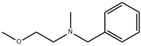 Benzenemethanamine, N-(2-methoxyethyl)-N-methyl- Structure