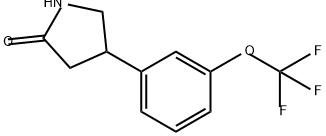 4-[3-(trifluoromethoxy)phenyl]pyrrolidin-2-one Structure